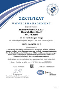 DIN EN ISO 14001:2015 - Umweltmanagement