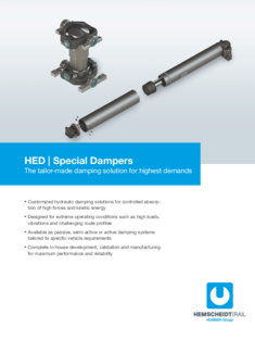 HED: Special Dampers
