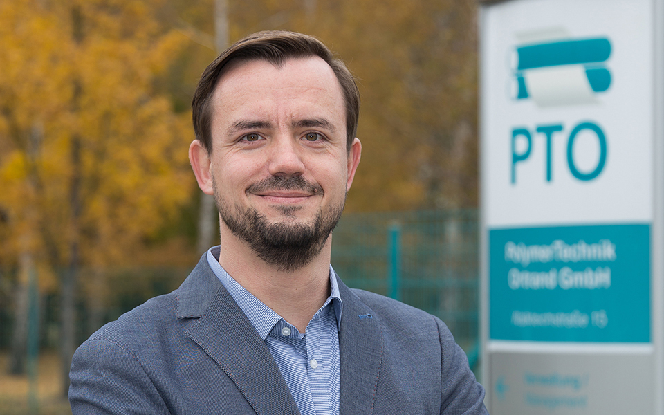 Alexander Bergk, neuer Geschäftsführer der PolymerTechnik Ortrand GmbH (PTO), Foto: PTO GmbH/Alexander Frenzel